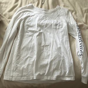 White vineyard vines long sleeve